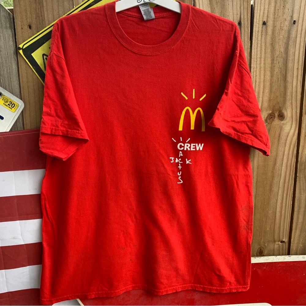 Crew Cactus Jack McDonals T-shirt Size XL